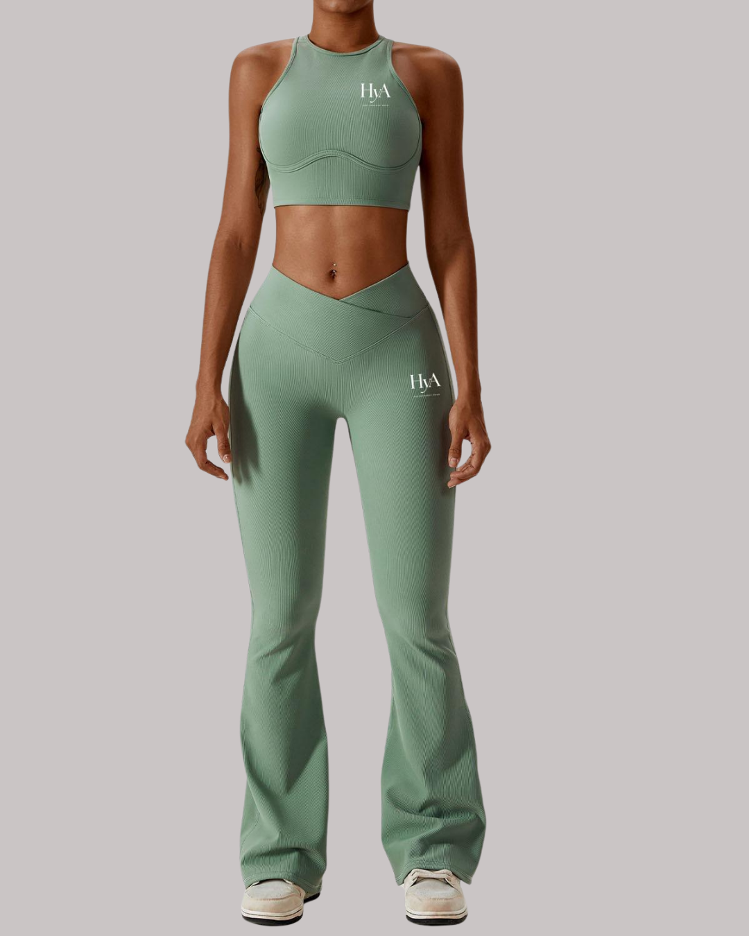 HyA Rise Flare Set – Sage Green