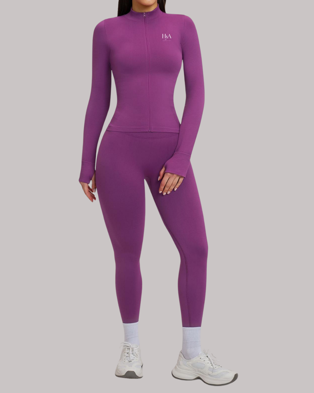 HyA Focus Zip Set – Orchid Purple
