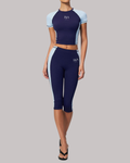 HyA Sprint Capri Set – Navy Blue